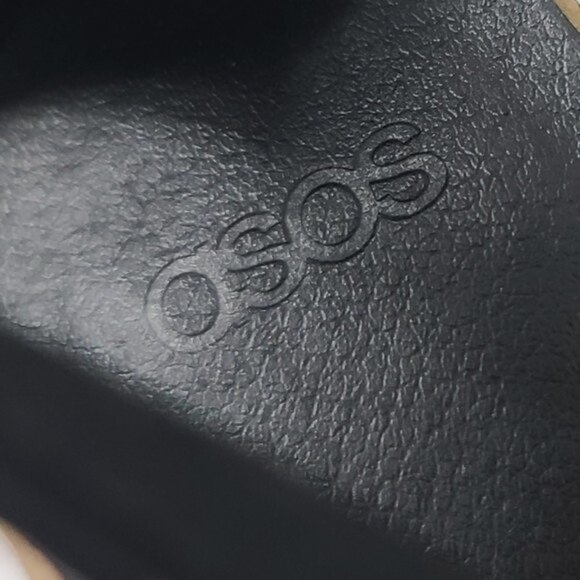 Asos Husky Animal Print Lace Up Heels 5.5 - Picture 9 of 9